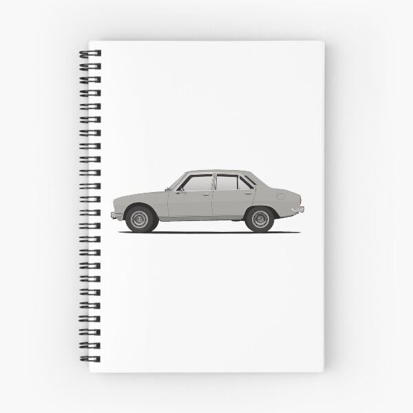 Item preview, 504 sedan - grey light - side view designed and sold by knappidesign.