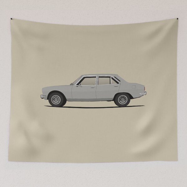 Item preview, 504 sedan - grey light - side view designed and sold by knappidesign.