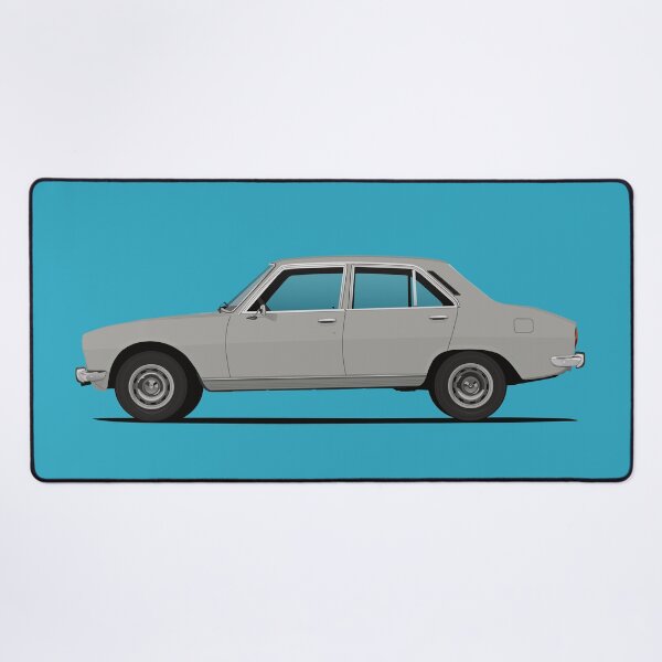 Item preview, 504 sedan - grey light - side view designed and sold by knappidesign.