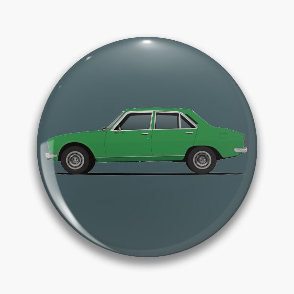Item preview, 504 sedan - green - side view designed and sold by knappidesign.