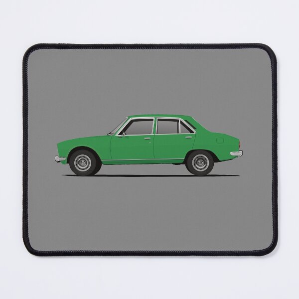 Item preview, 504 sedan - green - side view designed and sold by knappidesign.