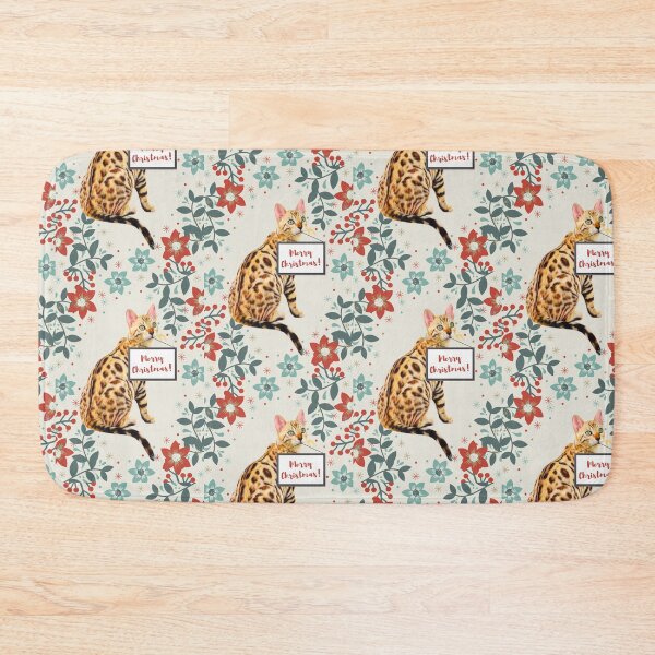 Item preview, Gato de Bengala navideño designed and sold by AnnaAndVibes.