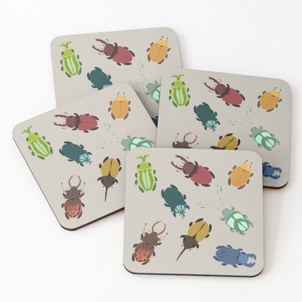 Item preview, Beetles - Warm - scattered  designed and sold by Risky Beetle.