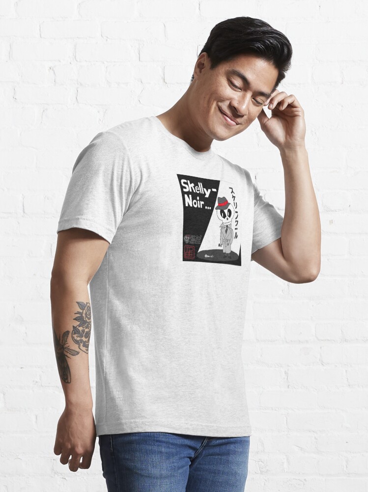 Alternate view of Skelly-chan: Skelly-Noir... Red Bow Edition Essential T-Shirt