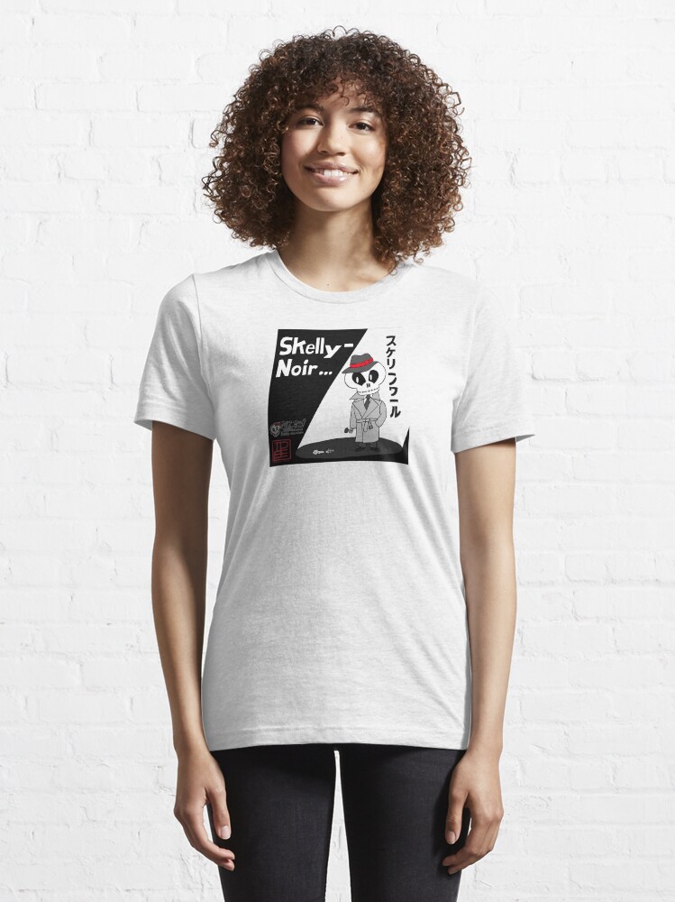 Alternate view of Skelly-chan: Skelly-Noir... Red Bow Edition Essential T-Shirt