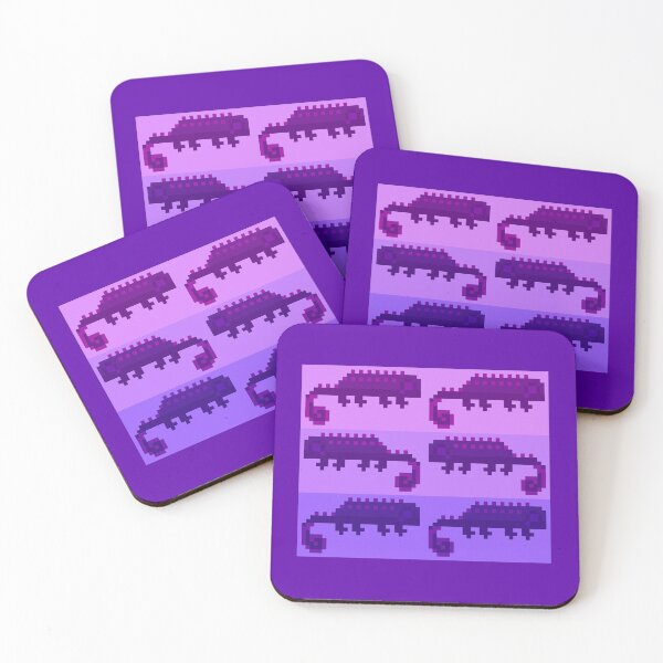 Item preview, Little Purple Pixel Lizards designed and sold by rin3d .