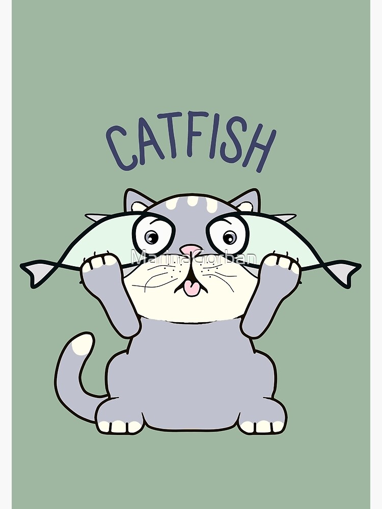 Catfish Greeting Card, Punny Cards, Funny Cards for Friends, Funny Cards,  Animal Art, Creature Art, Cat Card -  Canada