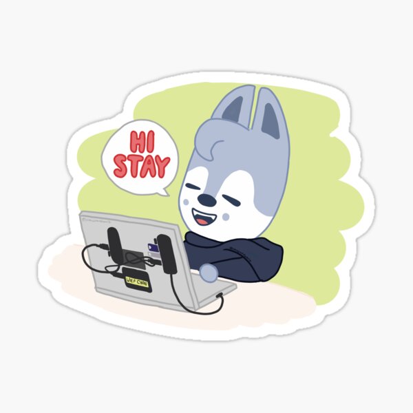 STRAY KIDS (SKZOO) Chambre Wolf Channies Sticker