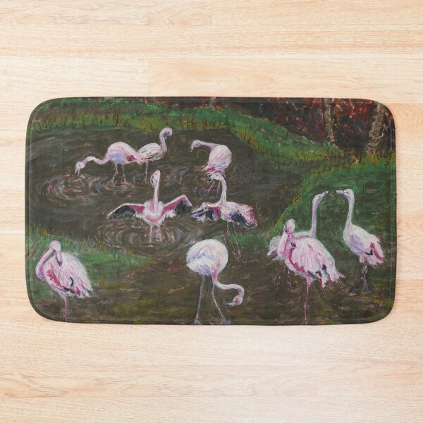 Item preview, Flamingos in the Lake District designed and sold by LymphomaLass.