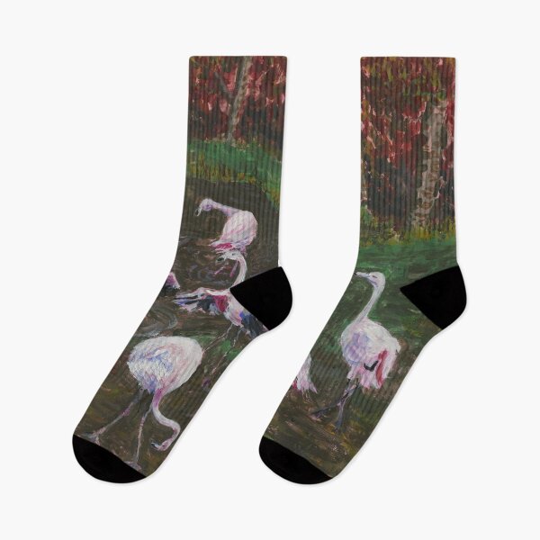 Item preview, Flamingos in the Lake District designed and sold by LymphomaLass.
