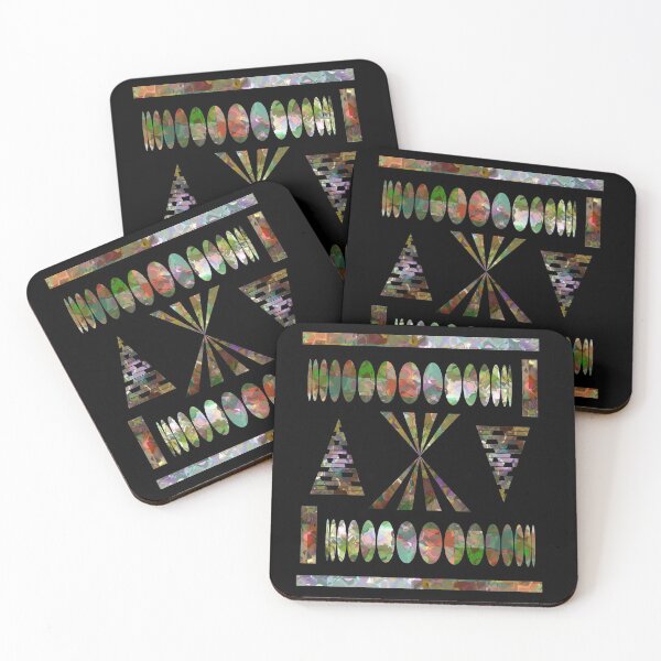 Item preview, tribal, crystal, geometric, gingezel, elegant, tribal pattern designed and sold by Gingezel.