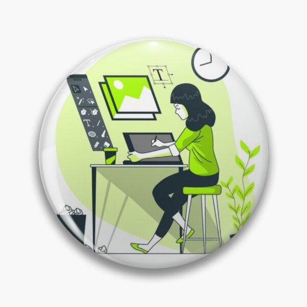 Item preview, Design of a Digitally Engaged Girl designed and sold by VIVEK KUMAR RAI.