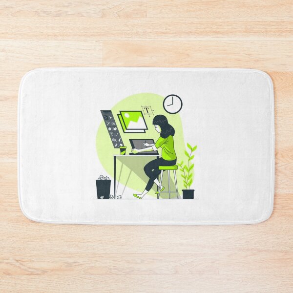 Item preview, Design of a Digitally Engaged Girl designed and sold by VIVEK KUMAR RAI.