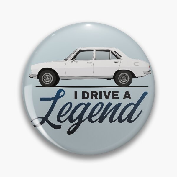 Item preview, I drive a legend - 504 sedan - white designed and sold by knappidesign.