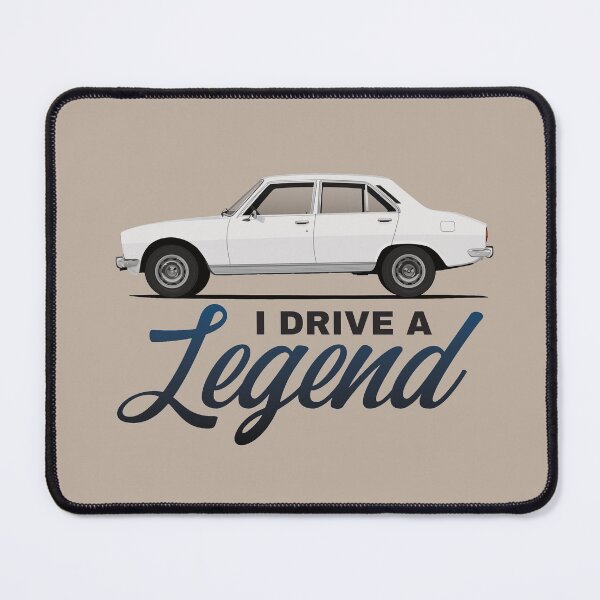 Item preview, I drive a legend - 504 sedan - white designed and sold by knappidesign.
