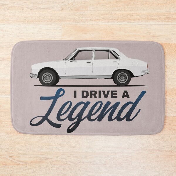 Item preview, I drive a legend - 504 sedan - white designed and sold by knappidesign.