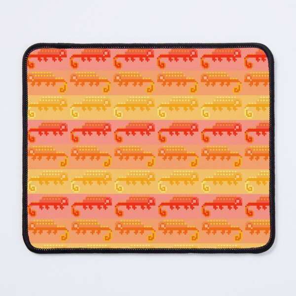 Item preview, Little Orange Pixel Lizards designed and sold by rin3d .