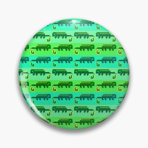 Item preview, Little Green Pixel Lizards designed and sold by rin3d .