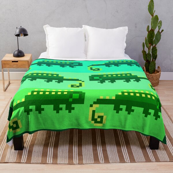 Item preview, Little Green Pixel Lizards designed and sold by rin3d .