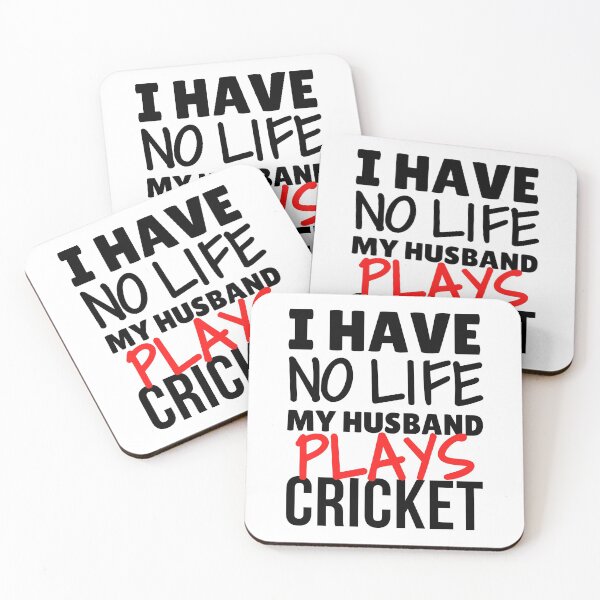 Item preview, I have no life. My husband plays cricket designed and sold by TheGreenGoat.