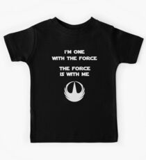 Star Wars Rogue One - I'm One with the Force Kids Tee