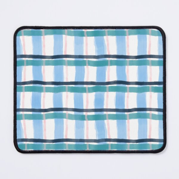 Item preview, Watercolor Plaid - Blue, Green, Pink and Navy designed and sold by fancyashell.