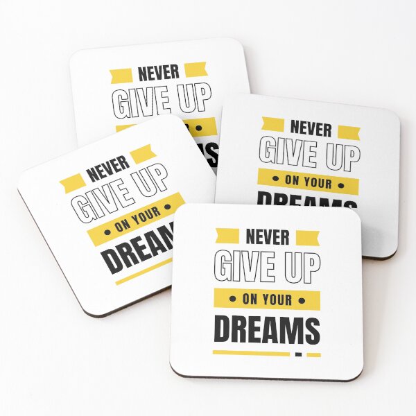 Item preview, Never Give Up On Your Dreams designed and sold by Stronskyj23.