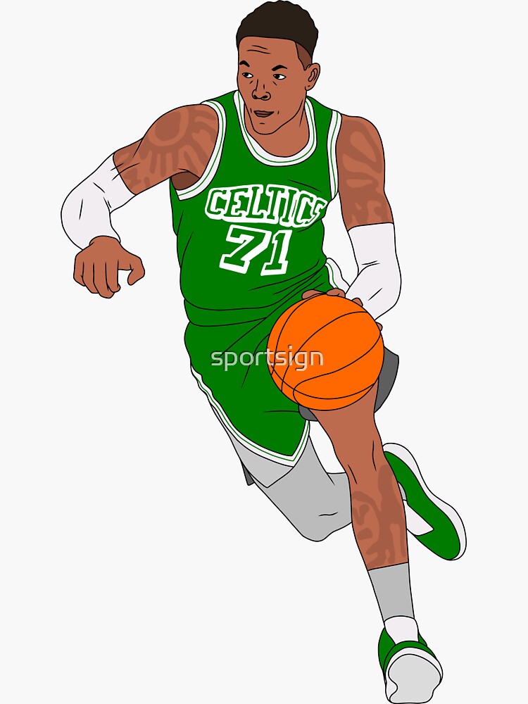 Dennis Schroder - Boston Celtics Basketball Sticker for Sale by sportsign