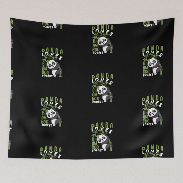 Item preview, Panda loves bamboo forest designed and sold by Ayoublab.