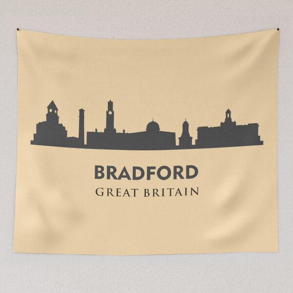 Item preview, United Kingdom - Great Britain Cities - Bradford City Tour Skyline designed and sold by RetComly.