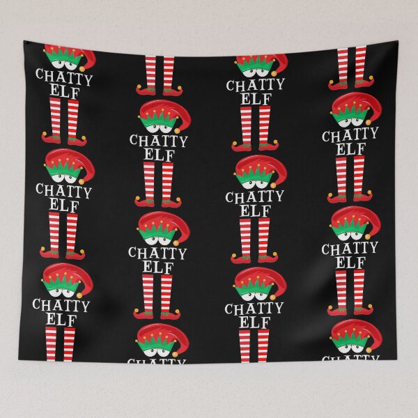 Item preview, Chatty Elf Family Christmas Pajamas Matching Costume designed and sold by CharJens.