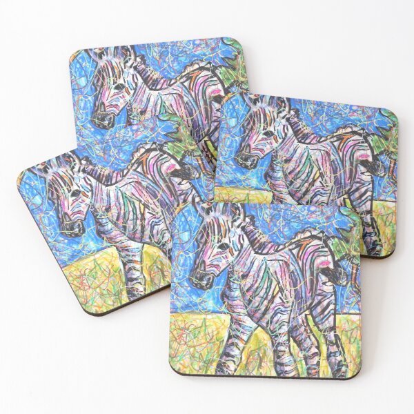 Item preview, Colorful Zebra Art Design for Kids. designed and sold by Kitslam Art.