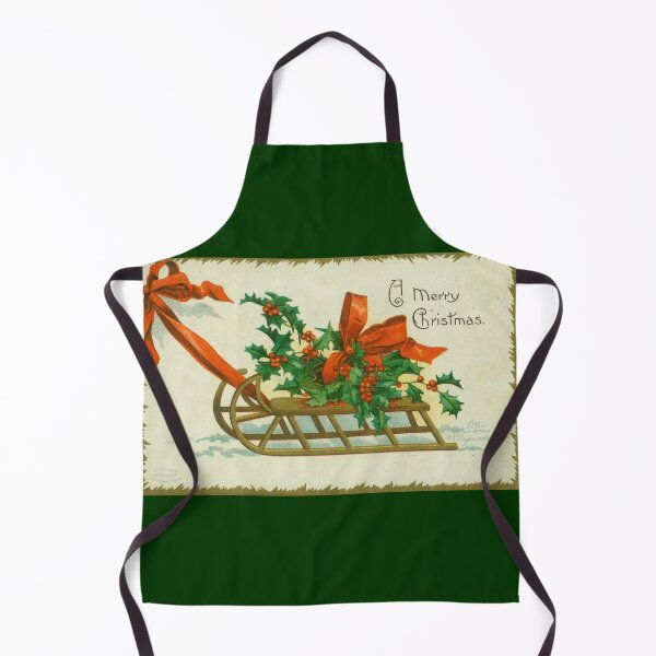 Item preview, A Merry Christmas. (Sled with holly) by Ellen Clapsaddle designed and sold by Amanda1775.