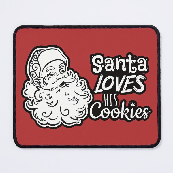 Item preview, Stoned Santa-Santa loves his cookies-Funny Stoner Christmas  designed and sold by YomeHayin.