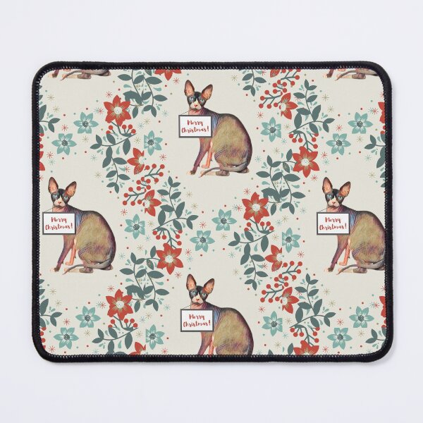 Item preview, Christmas Sphynx cat designed and sold by AnnaAndVibes.