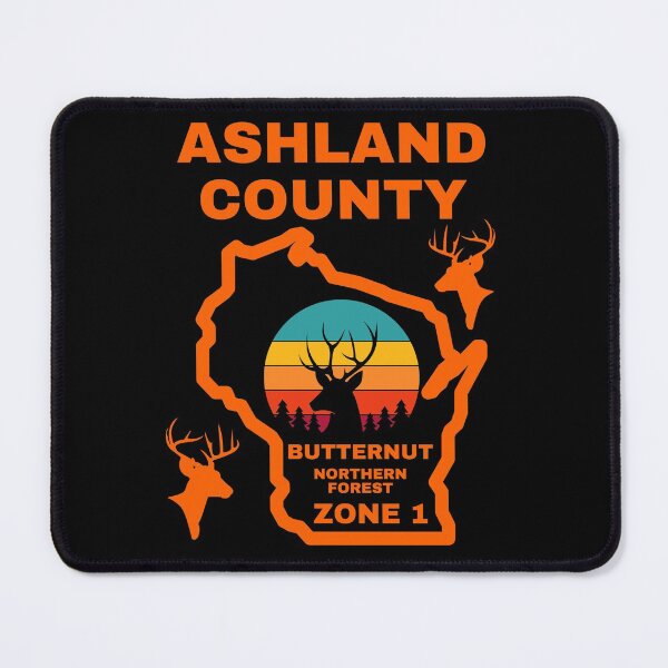 Item preview, Wisconsin Deer Hunter Butternut Ashland County designed and sold by WoodburyLake.