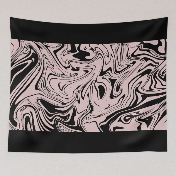 Item preview, Blush Pink X Black MousePad designed and sold by TheVirux.