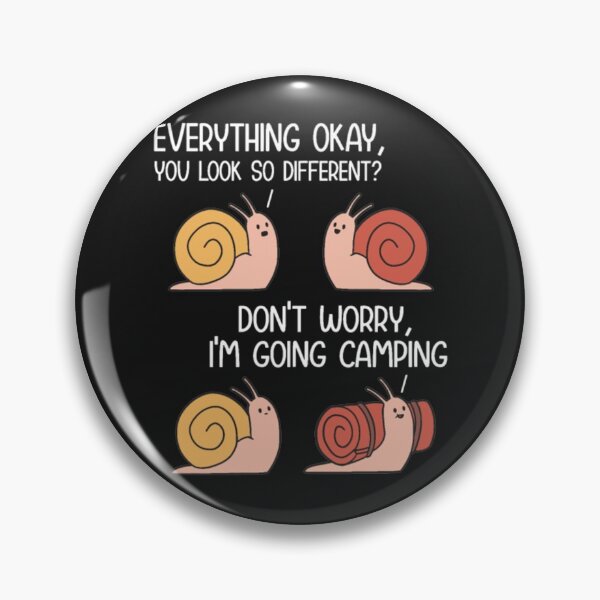 Item preview, Camping Snails Funny Hiking designed and sold by StarcyWol.