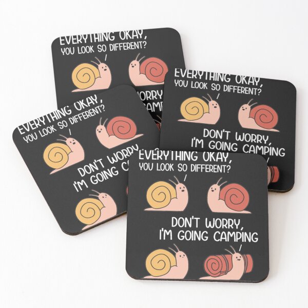 Item preview, Camping Snails Funny Hiking designed and sold by StarcyWol.