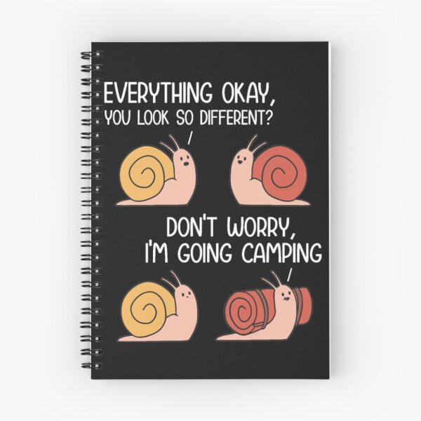 Item preview, Camping Snails Funny Hiking designed and sold by StarcyWol.