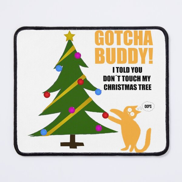 Item preview, Christmas tree cat attack designed and sold by Rodrisigns.