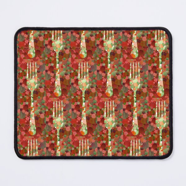 Item preview, Whimsical Kitchen Art Decor In Red And Green - Fork  designed and sold by Sharon Cummings Art.