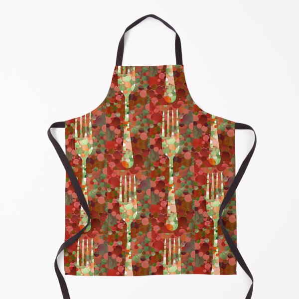 Item preview, Whimsical Kitchen Art Decor In Red And Green - Fork  designed and sold by Sharon Cummings Art.