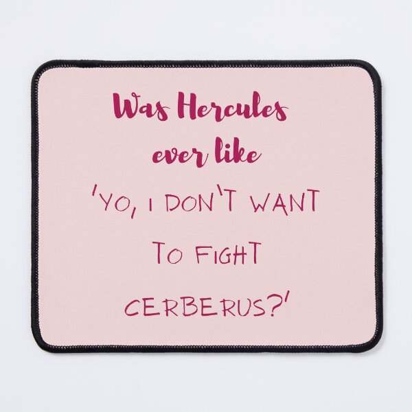 Item preview, Yo, I Don't Want to Fight Cerberus designed and sold by baldbird.
