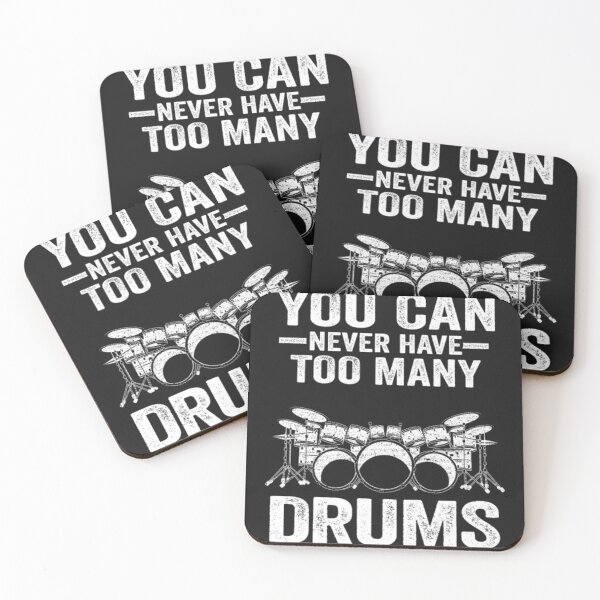 Item preview, Too Many Drums Funny Drummer designed and sold by StarcyWol.