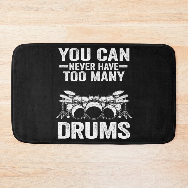 Item preview, Too Many Drums Funny Drummer designed and sold by StarcyWol.