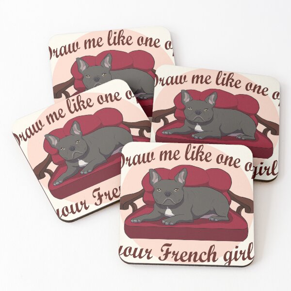 Item preview, French Bulldog - Draw Me Like One of Your French Girls designed and sold by AriMakesArtShop.
