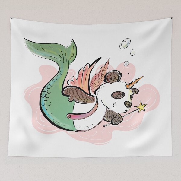 Item preview, Uni-Fairy-Merpanda designed and sold by Jason's Doodles.