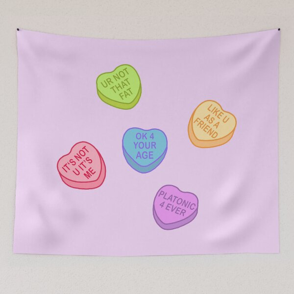 Item preview, Conversation Hearts - Disfuctional Sticker Pack - Valentines Day designed and sold by Nossikko.
