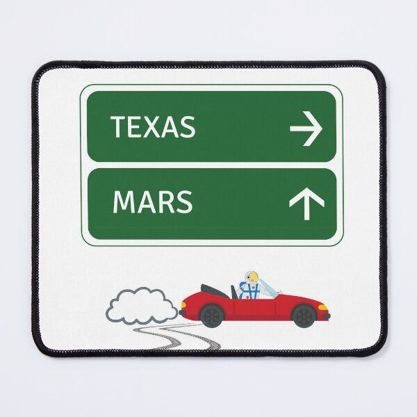 Item preview, Red Cabriolet turning towards Texas designed and sold by trendingatees.